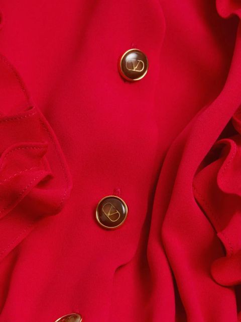 Valentino Garavani georgette midi dress - Red