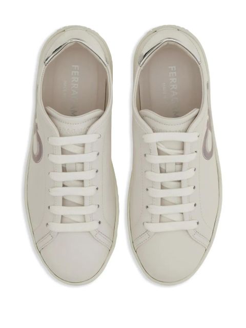 Ferragamo Double Gancini sneakers - White