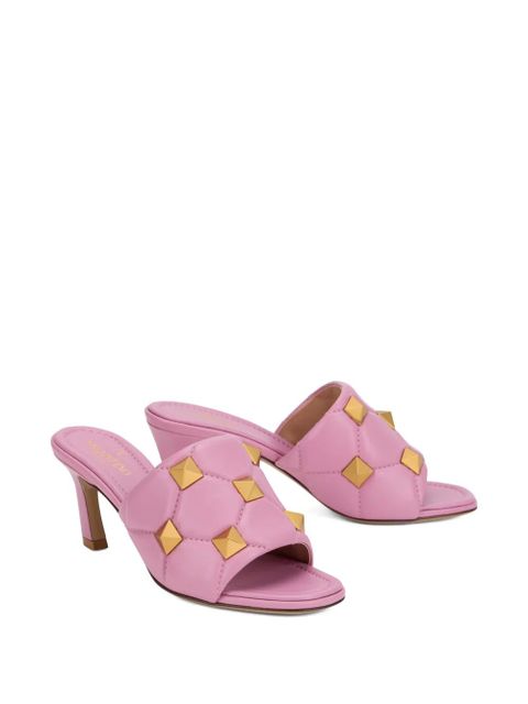 Valentino Garavani studded quilted sandals - Pink - zdjęcie produktu nr 2