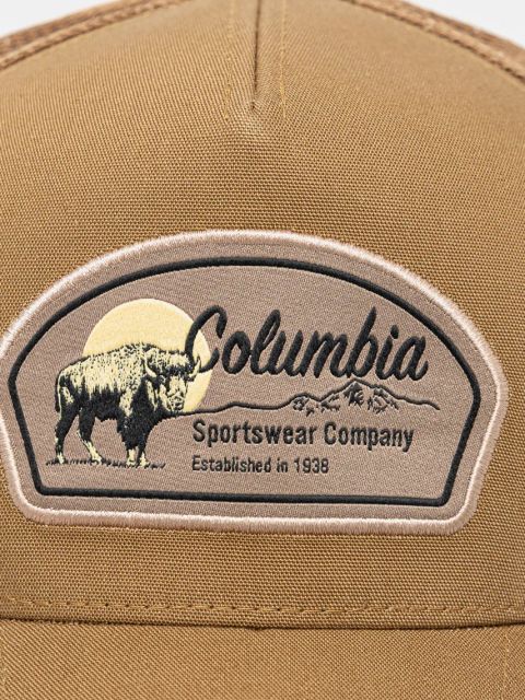 Columbia czapka z daszkiem kolor zielony z aplikacją 2120421