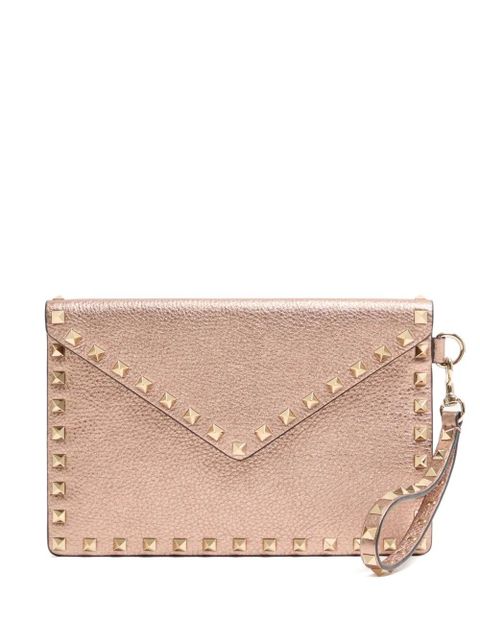 Valentino Garavani Rockstud clutch bag - Pink - zdjęcie produktu nr 1