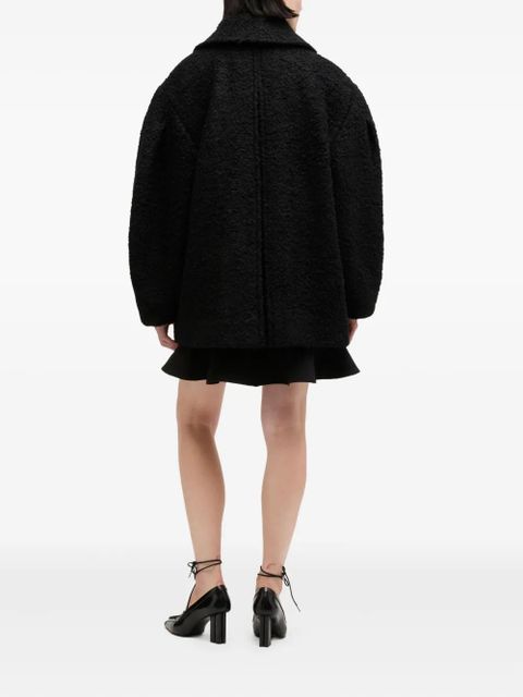 GANNI double-breasted jacket - Black