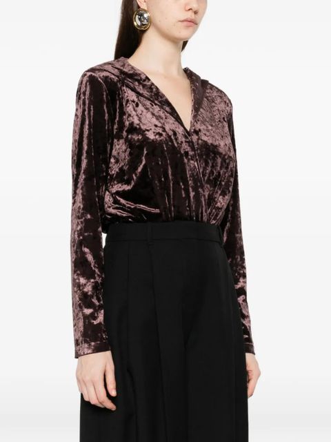 Ba&Sh V-neck bodysuit - Brown