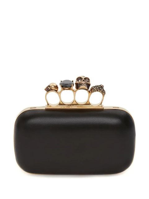 Alexander McQueen Knuckle clutch bag - Black - zdjęcie produktu nr 1