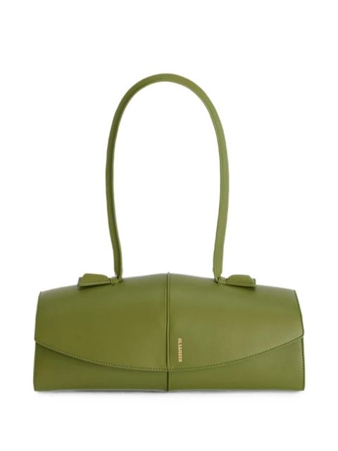 Jil Sander Linea leather shoulder bag - Green - zdjęcie produktu nr 1