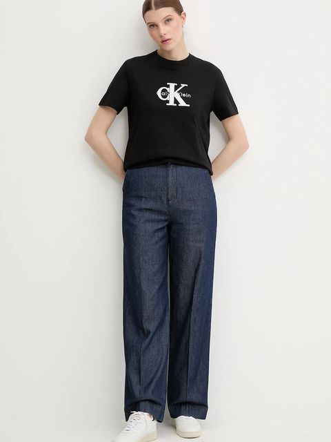 Calvin Klein Jeans t-shirt bawełniany - zdjęcie produktu nr 1