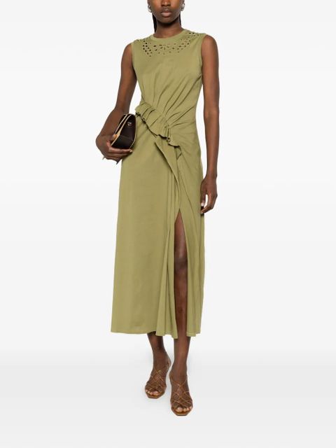 Ulla Johnson Jeune midi dress - Green - zdjęcie produktu nr 2