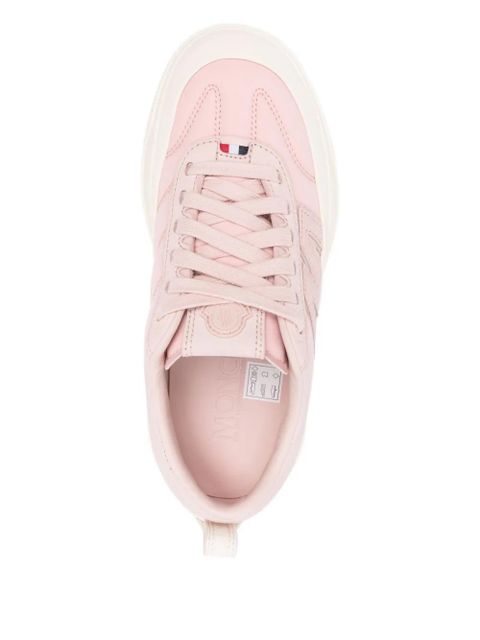 Moncler panelled low-top sneakers - Pink