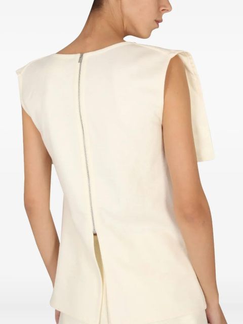 Jil Sander funnel-neck top - Neutrals