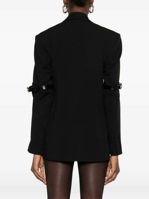 Coperni belt-detail blazer - Black