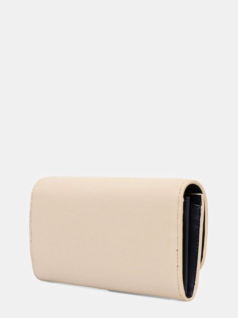 Tommy Hilfiger portfel damski kolor beżowy AW0AW17734