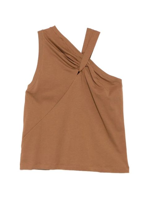 SOLOTRE twisted-strap top - Brown - zdjęcie produktu nr 2