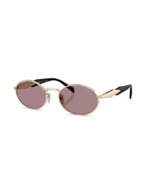 Prada Eyewear round-frame sunglasses - Gold - zdjęcie produktu nr 2