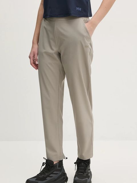 Helly Hansen spodnie sportowe Thalia 2.0 damskie kolor zielony proste high waist 34325 - zdjęcie produktu nr 1