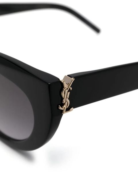 Saint Laurent Eyewear SL M115 rounded cat-eye sunglasses - Black