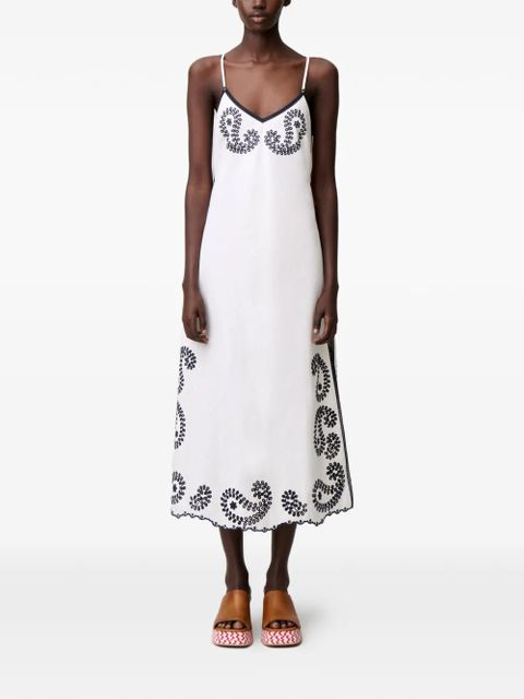 Claudie Pierlot embroidered A-line dress - White - zdjęcie produktu nr 2