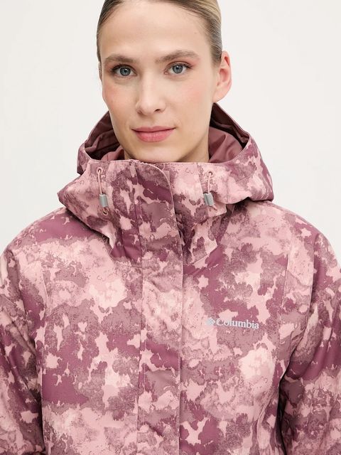 Columbia kurtka outdoorowa Hikebound kolor fioletowy 2116334