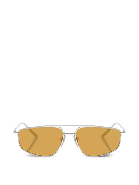 Prada Eyewear geometric-frame sunglasses - Silver - zdjęcie produktu nr 1