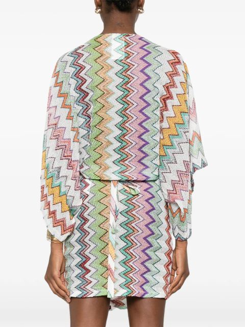Missoni zigzag-pattern blouse - White