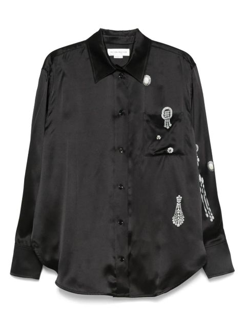 Victoria Beckham silk shirt - Black - zdjęcie produktu nr 1