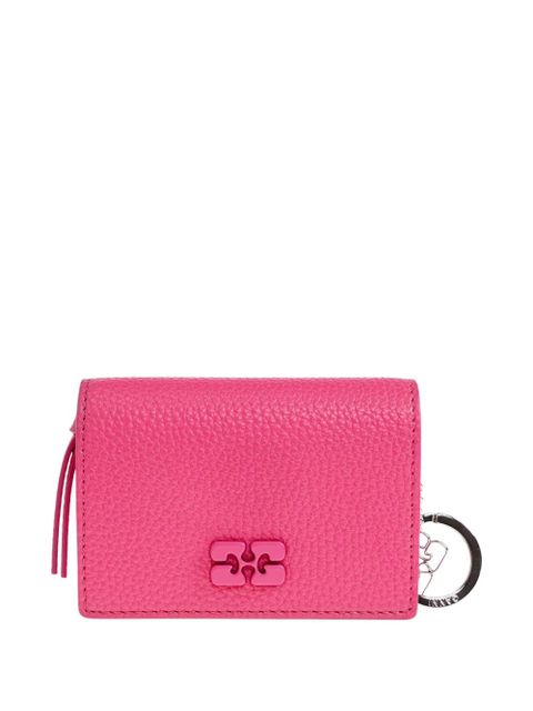 GANNI textured logo keyring - Pink - zdjęcie produktu nr 1