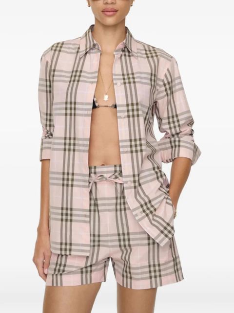 Burberry plaid shirt - Pink - zdjęcie produktu nr 2