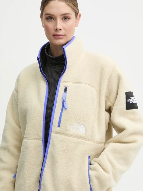 The North Face kurtka dwustronna TNF x Yinka Ilori kolor beżowy przejściowa NF0A89GK4D51