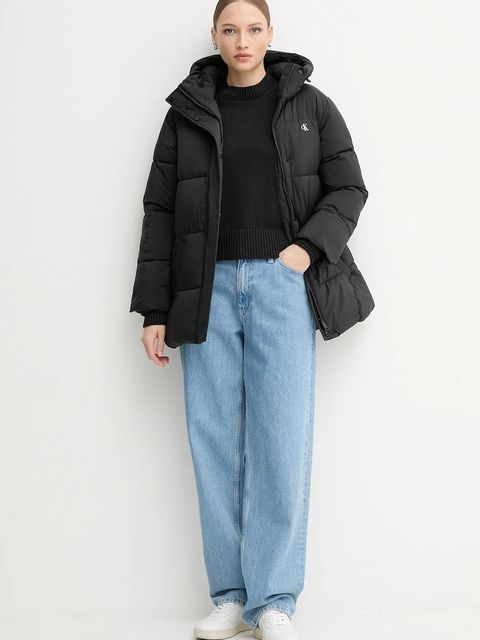 Calvin Klein Jeans sweter bawełniany damski kolor czarny LV047D351G