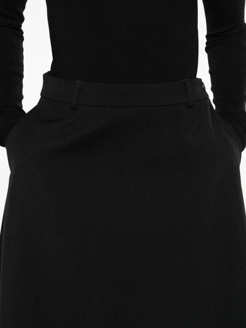 Balenciaga buttoned wool skirt - Black