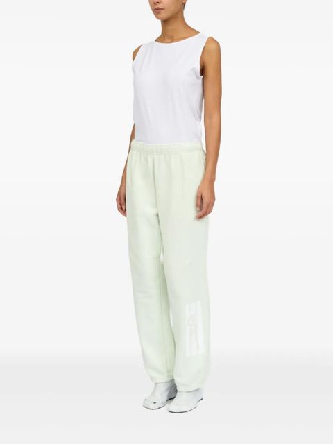 MM6 Maison Margiela Numbers-motif track pants - Green