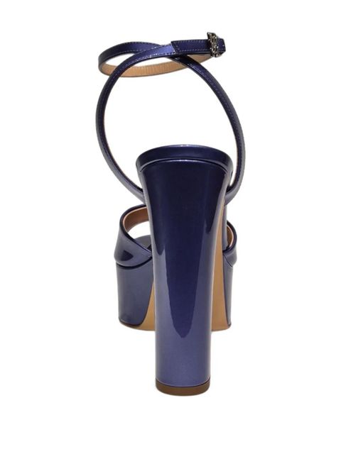 Casadei platform block-heel sandals - Blue