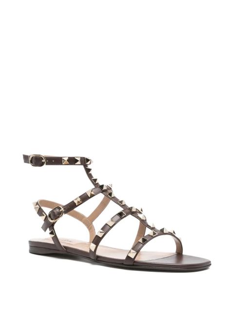 Valentino Garavani studded flat sandals - Brown - zdjęcie produktu nr 2