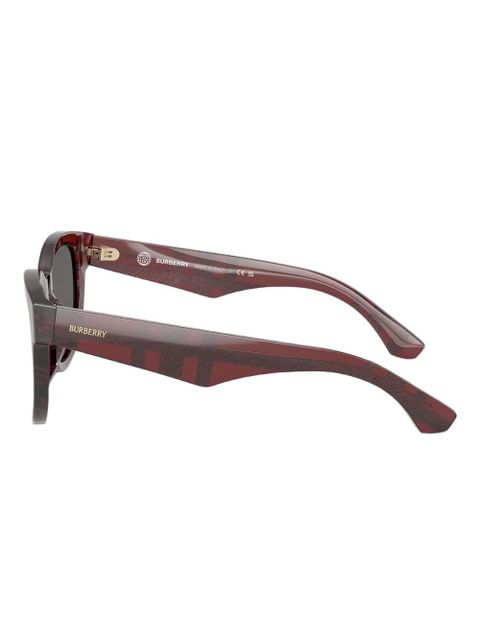Burberry Eyewear check-pattern sunglasses - Red