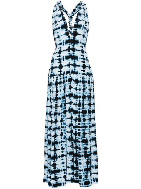 Proenza Schouler Simone tie-dye midi dress - Blue - zdjęcie produktu nr 1