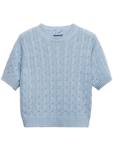 Prada Cable-knit cashmere sweater - Blue - zdjęcie produktu nr 1