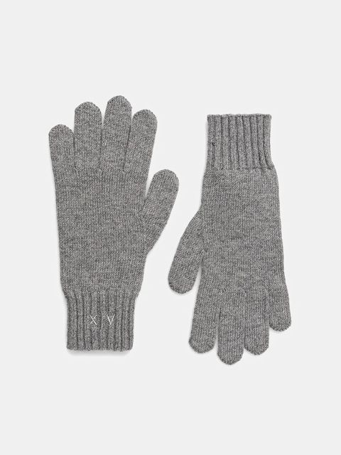 Armani Exchange rękawiczki z dodatkiem wełny damskie kolor szary XW001521 AF16181 - zdjęcie produktu nr 1