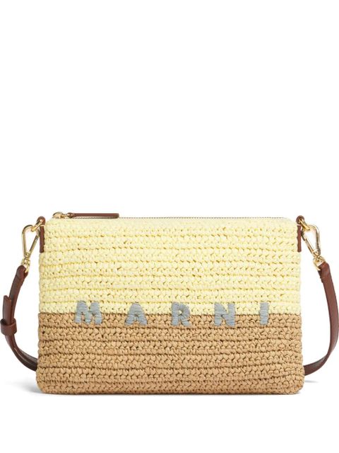 Marni Seaside colour-block pouch - Neutrals - zdjęcie produktu nr 1