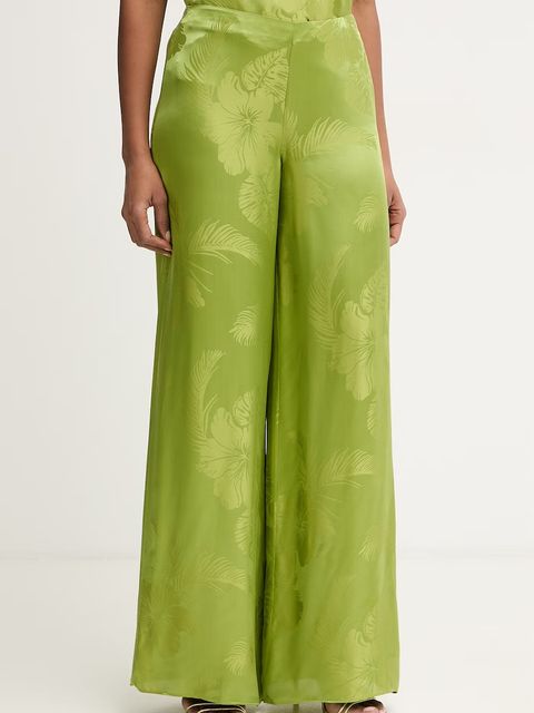 Retrofete spodnie damskie z dodatkiem jedwabiu Antoinette - zdjęcie produktu nr 1