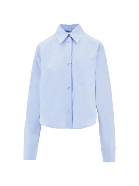 Sportmax pocket cropped shirt - Blue - zdjęcie produktu nr 1
