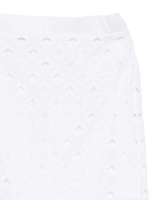Max Mara Zorro cut-out midi skirt - White