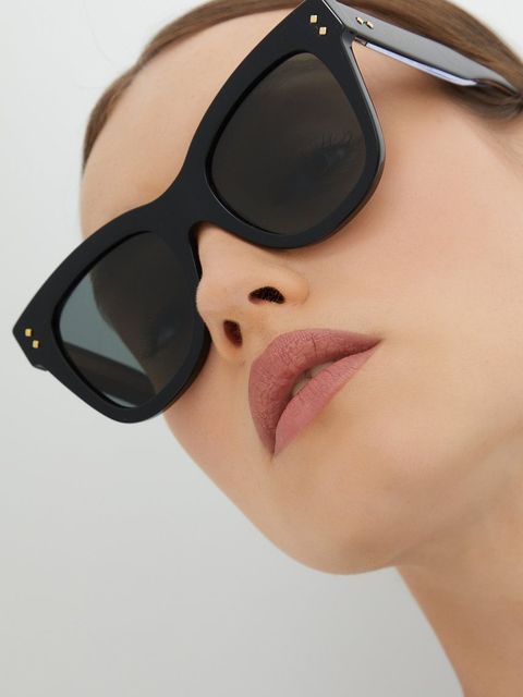 Gucci okulary przeciwsłoneczne damskie kolor czarny GG1082S