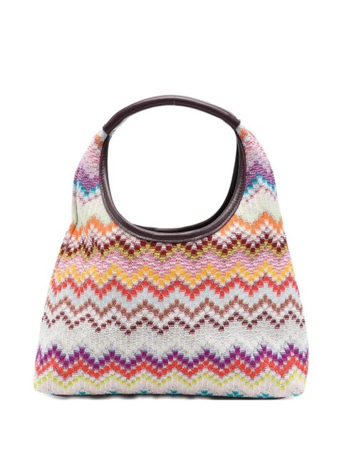 Missoni Raschel zigzag-pattern tote bag - Neutrals - zdjęcie produktu nr 1