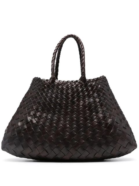 DRAGON DIFFUSION small Santa Croce tote bag - Brown - zdjęcie produktu nr 1