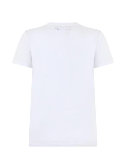 Max Mara flower-appliqué T-shirt - White - zdjęcie produktu nr 2