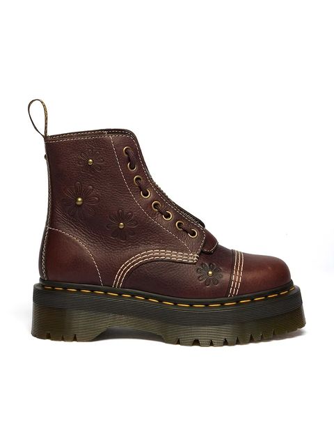 Dr. Martens buty damskie skórzane Sinclair Flower - zdjęcie produktu nr 1
