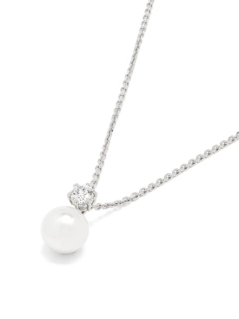 Swarovski Matrix pearl-pendant necklace - Silver