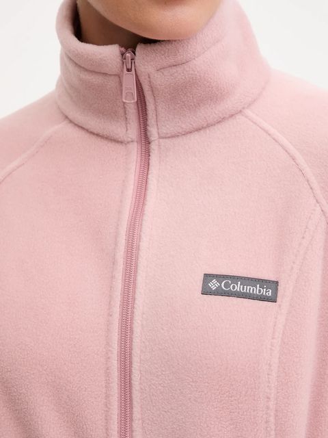 Columbia bluza sportowa Benton Springs kolor różowy gładka 1372111