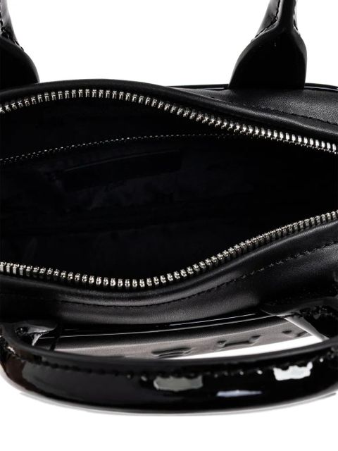 MISBHV embossed logo top-handle tote bag - Black