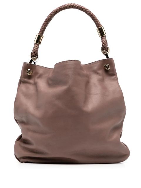 Gucci leather shoulder bag - Brown