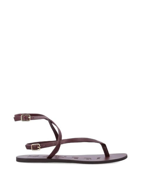 Manebi crossover thong sandals - Brown - zdjęcie produktu nr 1